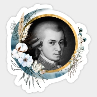 Wolfgang Amadeus Mozart Sticker